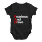 FAB Fearless And Brave Baby Unisex Baby Grow Bodysuit