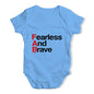 FAB Fearless And Brave Baby Unisex Baby Grow Bodysuit