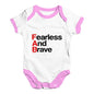 FAB Fearless And Brave Baby Unisex Baby Grow Bodysuit