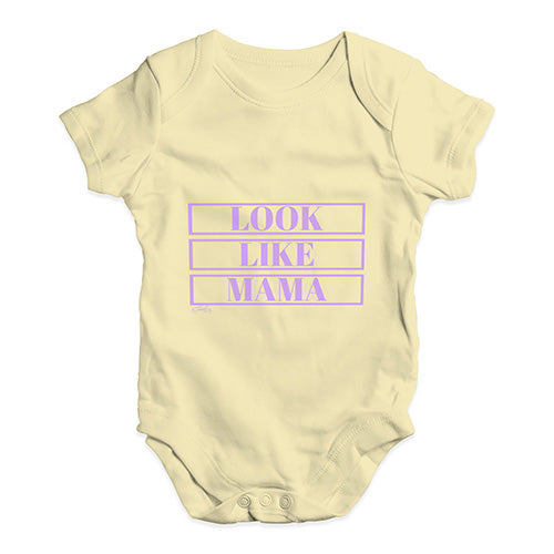 Look Like Mama Baby Unisex Baby Grow Bodysuit