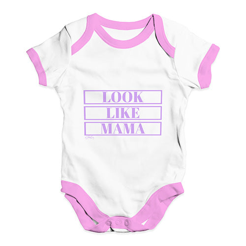 Look Like Mama Baby Unisex Baby Grow Bodysuit