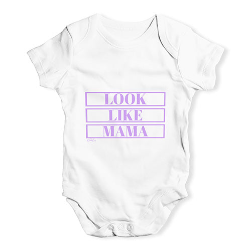 Look Like Mama Baby Unisex Baby Grow Bodysuit