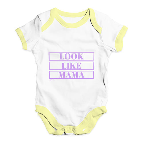 Look Like Mama Baby Unisex Baby Grow Bodysuit