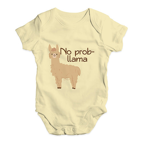 No Prob-Llama Baby Unisex Baby Grow Bodysuit