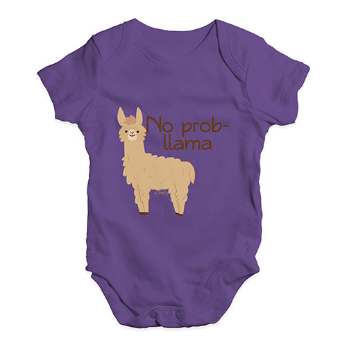 No Prob-Llama Baby Unisex Baby Grow Bodysuit