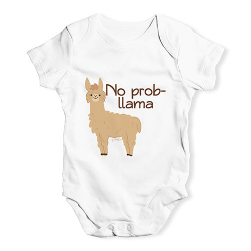 No Prob-Llama Baby Unisex Baby Grow Bodysuit