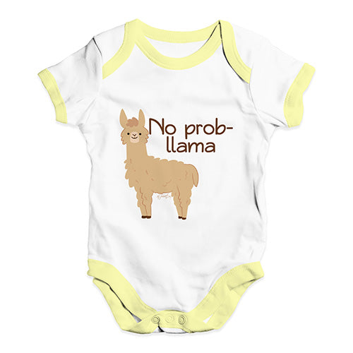 No Prob-Llama Baby Unisex Baby Grow Bodysuit