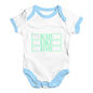 Rad Like Dad Green Baby Unisex Baby Grow Bodysuit