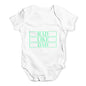 Rad Like Dad Green Baby Unisex Baby Grow Bodysuit