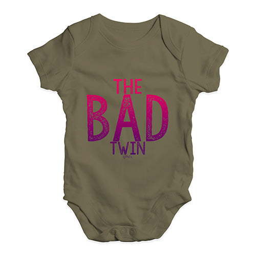 The Bad Twin Baby Unisex Baby Grow Bodysuit