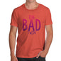 Mens Humor Novelty Graphic Sarcasm Funny T Shirt The Bad Twin Men's T-Shirt Large Orange