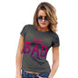 Womens Novelty T Shirt Christmas The Bad Twin Women's T-Shirt Medium Khaki