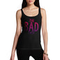 Funny Tank Top For Women Sarcasm The Bad Twin Women's Tank Top X-Large Black