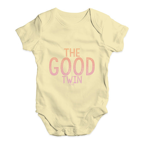 The Good Twin Baby Unisex Baby Grow Bodysuit