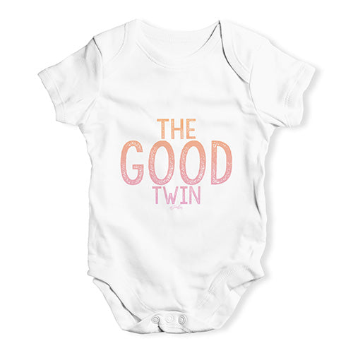 The Good Twin Baby Unisex Baby Grow Bodysuit