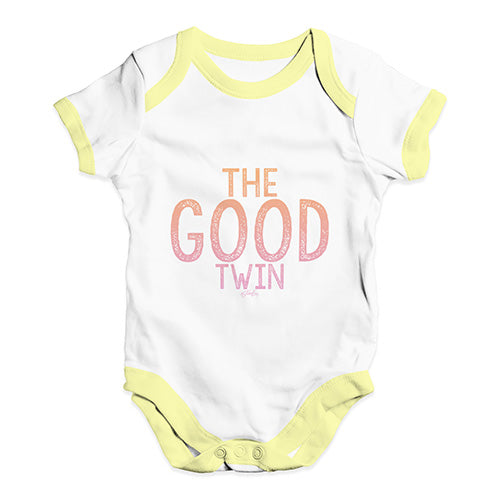 The Good Twin Baby Unisex Baby Grow Bodysuit