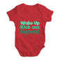 Wake Up, Kick Ass, Repeat Baby Unisex Baby Grow Bodysuit