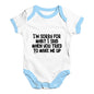 When You Tried To Wake Me Baby Unisex Baby Grow Bodysuit