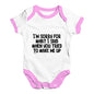 When You Tried To Wake Me Baby Unisex Baby Grow Bodysuit