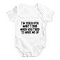 When You Tried To Wake Me Baby Unisex Baby Grow Bodysuit