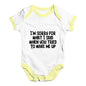 When You Tried To Wake Me Baby Unisex Baby Grow Bodysuit