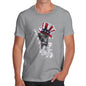 Mens T-Shirt Funny Geek Nerd Hilarious Joke Uncle Sam Chihuahua Men's T-Shirt Large Light Grey