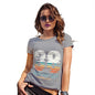 Womens Novelty T Shirt Hawaiian Beach Volley Women's T-Shirt Small Light Grey