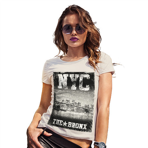 Womens Funny T Shirts NYC 85 The Bronx Women's T-Shirt Small Natural