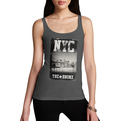 Women Funny Sarcasm Tank Top NYC 85 The Bronx Women's Tank Top Medium Dark Grey