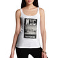 Funny Tank Top For Women Sarcasm NYC 85 The Bronx Women's Tank Top Small White