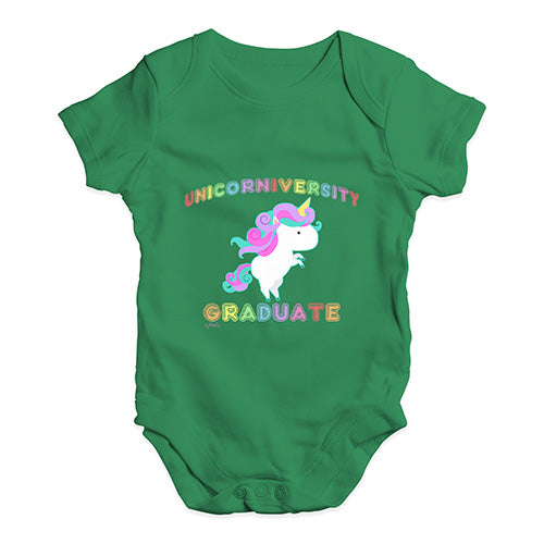 Unicorniversity Graduate Baby Unisex Baby Grow Bodysuit