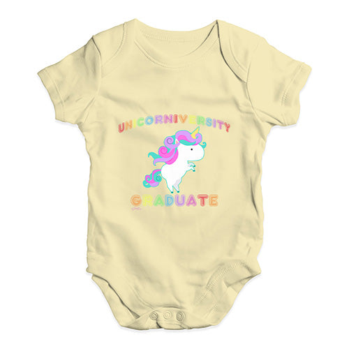 Unicorniversity Graduate Baby Unisex Baby Grow Bodysuit