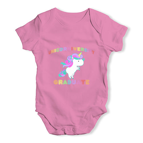 Unicorniversity Graduate Baby Unisex Baby Grow Bodysuit