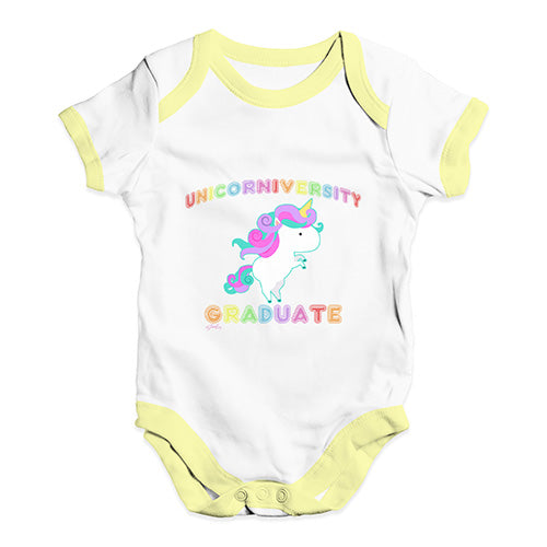 Unicorniversity Graduate Baby Unisex Baby Grow Bodysuit