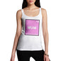 Funny Tank Tops For Women The Greatest Element Mum Women's Tank Top Large White