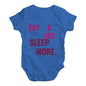 Eat A Lot Sleep More Baby Unisex Baby Grow Bodysuit