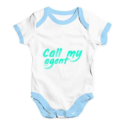 Call My Agent Baby Unisex Baby Grow Bodysuit