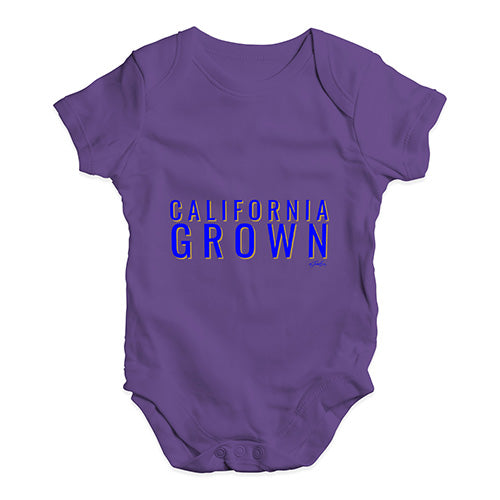 California Grown Baby Unisex Baby Grow Bodysuit