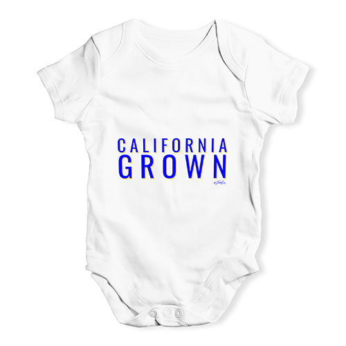 California Grown Baby Unisex Baby Grow Bodysuit