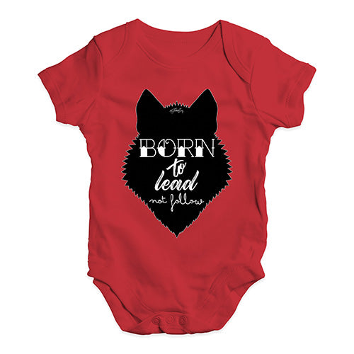 Born To Lead Baby Unisex Baby Grow Bodysuit