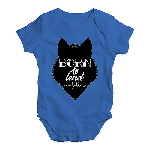 Born To Lead Baby Unisex Baby Grow Bodysuit