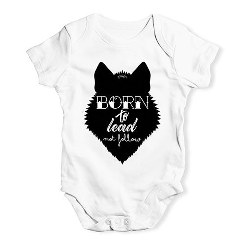 Born To Lead Baby Unisex Baby Grow Bodysuit