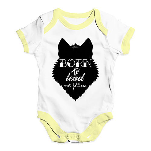 Born To Lead Baby Unisex Baby Grow Bodysuit