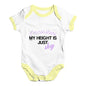 I'm Not Short My Height Is Shy  Baby Unisex Baby Grow Bodysuit