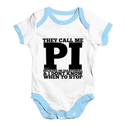 They Call Me Pi Baby Unisex Baby Grow Bodysuit