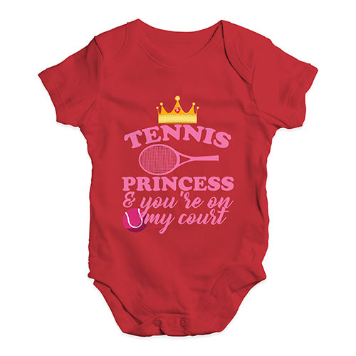 Tennis Princess Baby Unisex Baby Grow Bodysuit