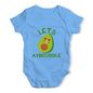 Lets Avocuddle Baby Unisex Baby Grow Bodysuit