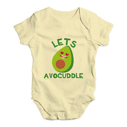 Lets Avocuddle Baby Unisex Baby Grow Bodysuit