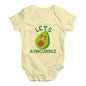 Lets Avocuddle Baby Unisex Baby Grow Bodysuit