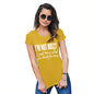 Funny Gifts For Women I'm Not Bossy I Just Know What You Should Be Doing Women's T-Shirt Large Yellow